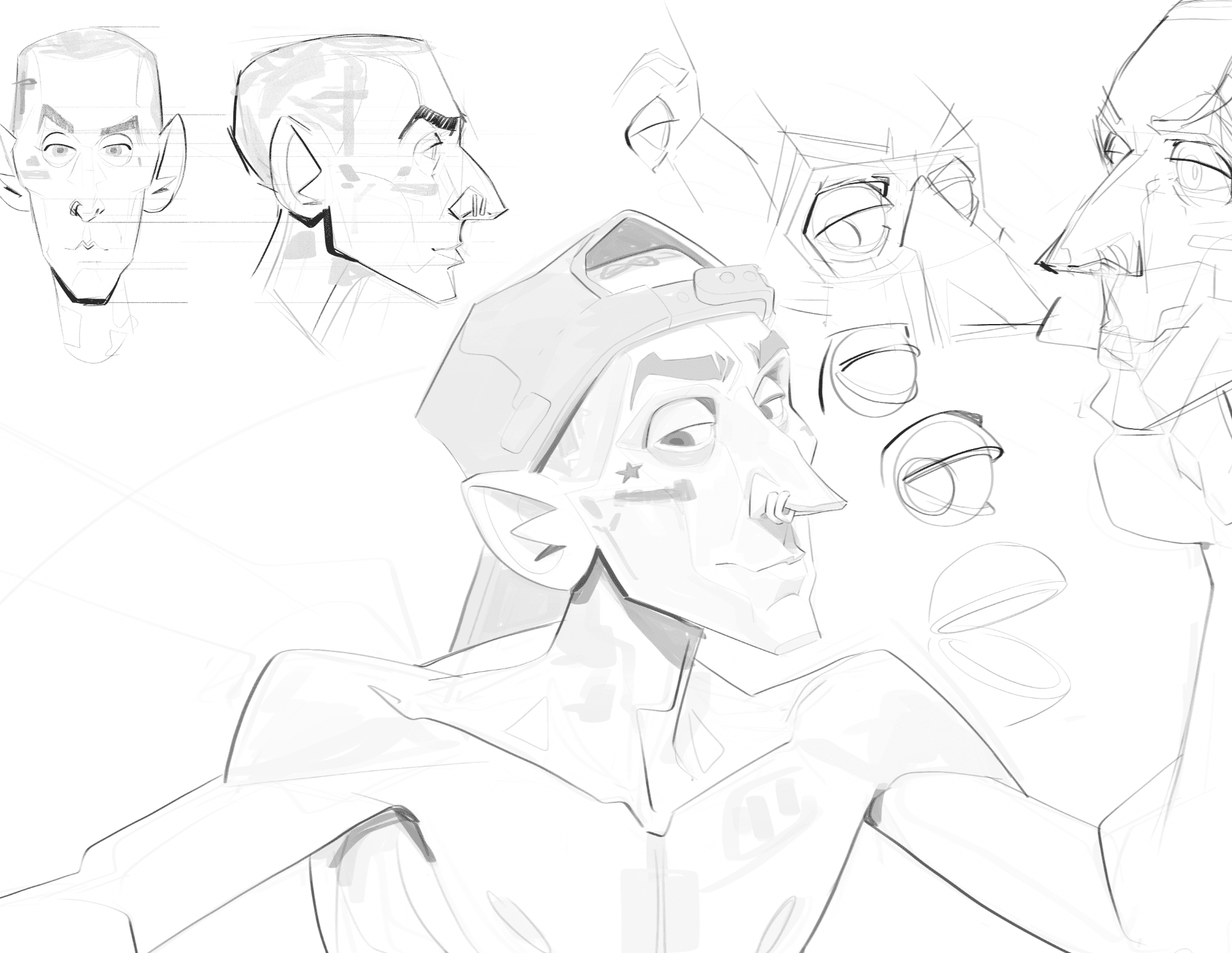 Sketch of Travis Barker