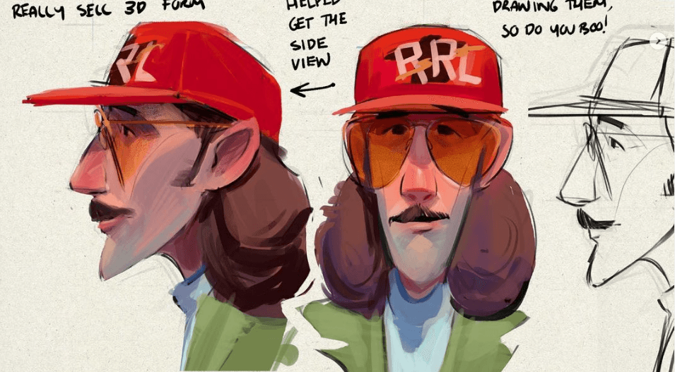 some quick head stylisations by yours truly from this post -> https://www.instagram.com/p/CYY74nsPY49/